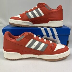 Adidas ORIGINALS FORUM LOW CLASSIC Orange/Red White Mens Sz 11 Womens Sz 12